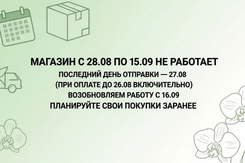 Магазин не работает