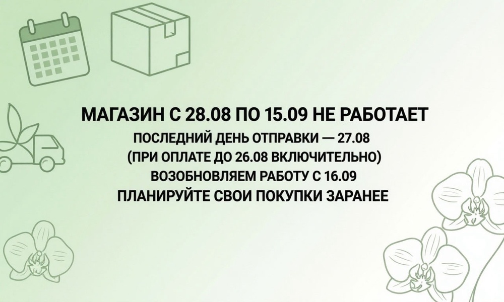 Магазин не работает